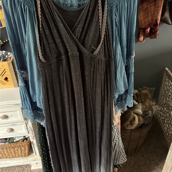 Ombré Element Shadow Dress Aztec Embroidered straps - Picture 6 of 7